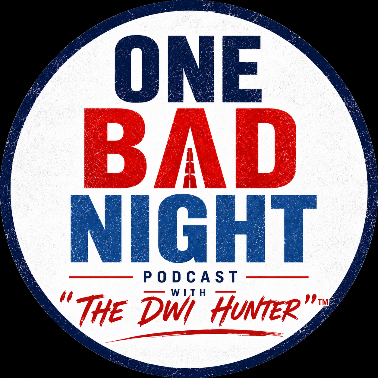 One Bad Night Podcast badge logo